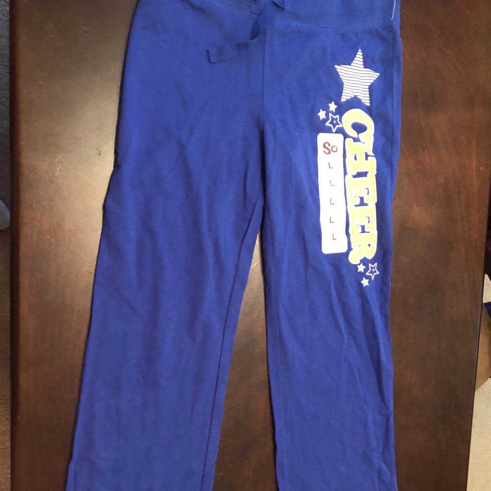 NWT SO Girls Athletic Pants Size Large/12 Blue